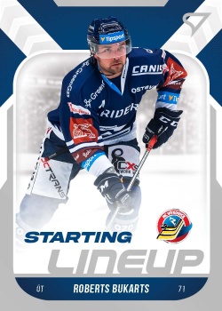 Roberts Bukarts Vitkovice Tipsport ELH 2022/23 SportZoo 2. serie Starting LINEUP #SL-48